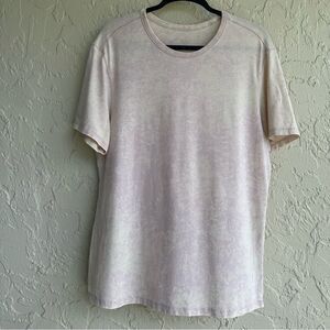 LULULEMON T Shirt Mens Medium Fundamental Short Sleeve‎ Tie Dye Pink